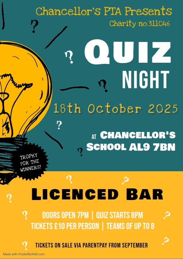 PTA Quiz Night Flyer